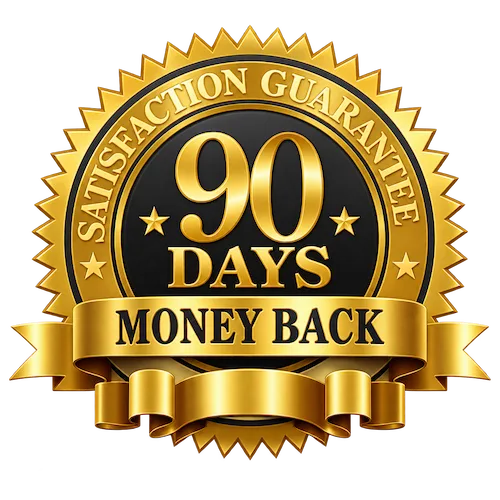 90-day money-back guarantee